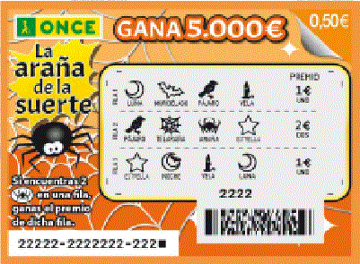 La araña de la suerte ONCE