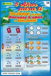 Rasca 5 años para ti