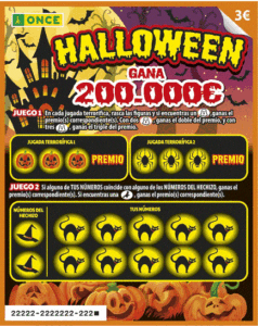 Rasca Halloween de la ONCE