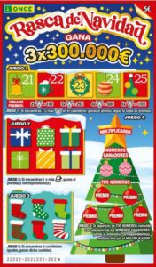 Rasca Navidad Once 2026