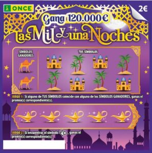 Rasca ONCE Las mil y una noches