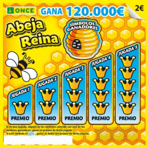 Rasca abeja reina de la ONCE