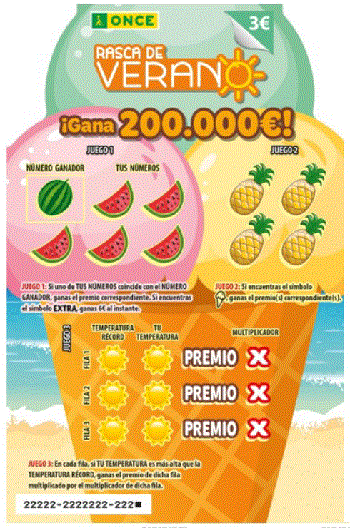 Rasca del Verano de la ONCE