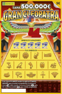 Rasca gran Cleopatra de la ONCE